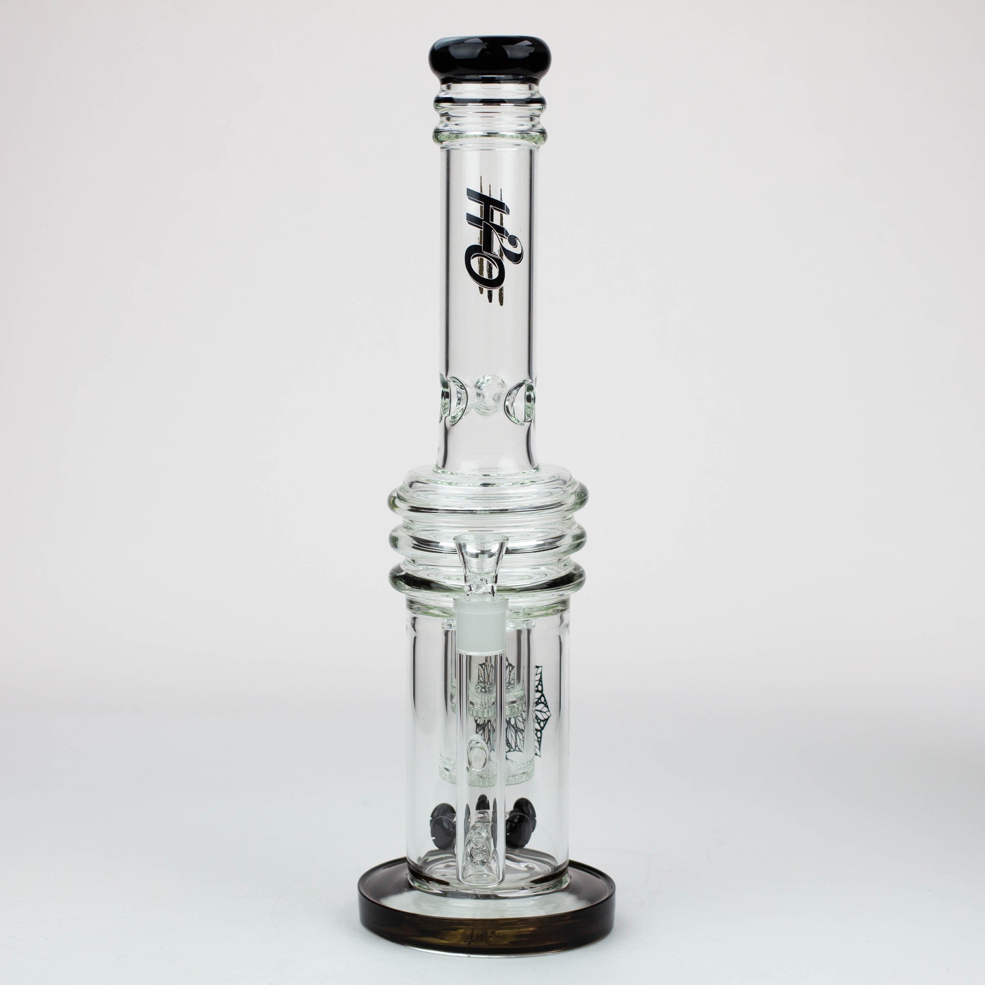 17" H2O glass water bong with double layer honeycomb [H2O-28]_9