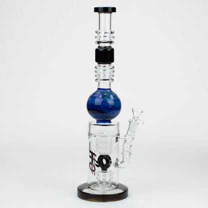 15" H2O Gold fumed sphere Glass water bong [H2O-23]_3