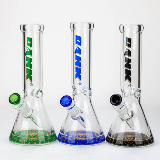 12" DANK 7 mm Thick beaker bong with thick base_0
