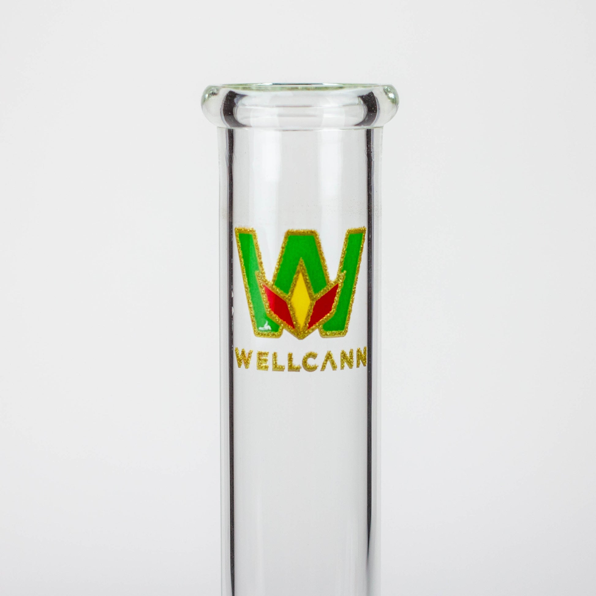 WellCann - 12" glass water bong with Christmas Design_4