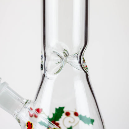 WellCann - 12" glass water bong with Christmas Design_5