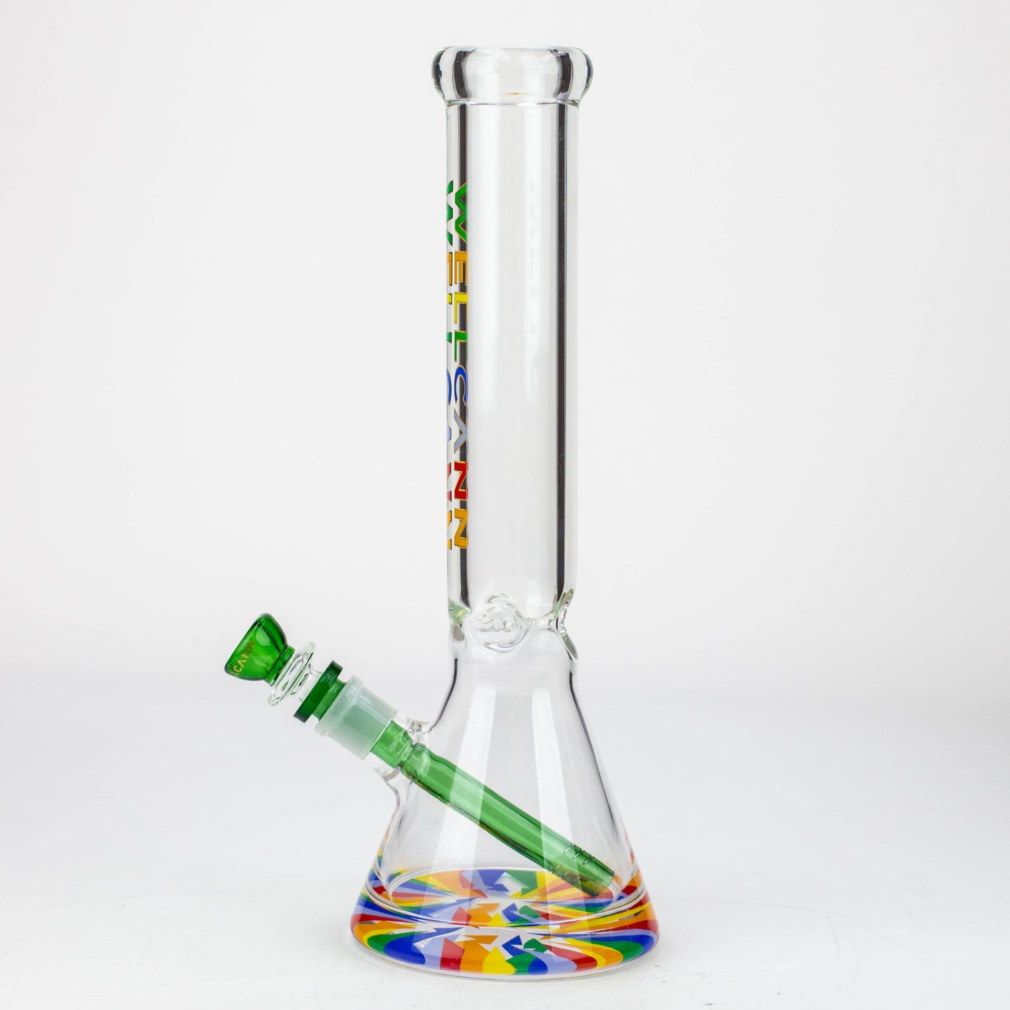 WellCann - 14" 7 mm Thick beaker bong with thick decal base_7
