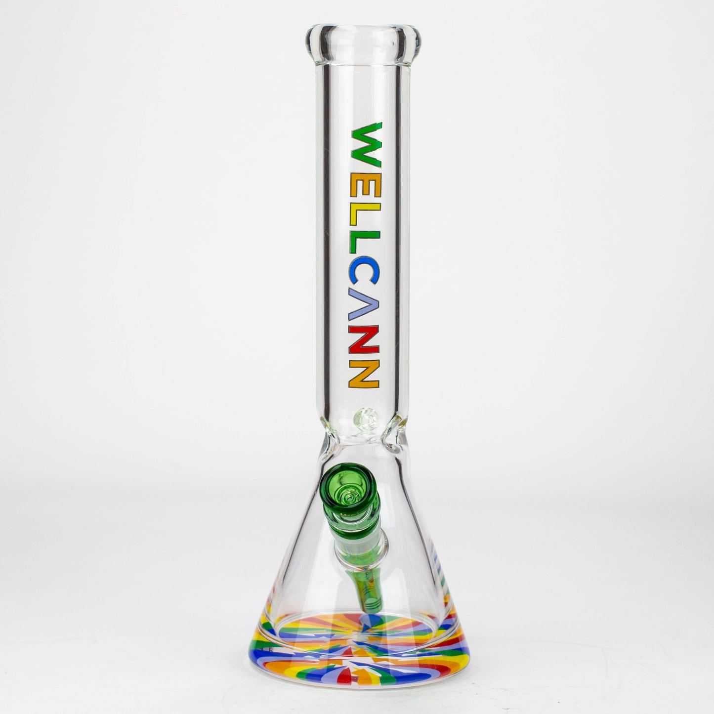 WellCann - 14" 7 mm Thick beaker bong with thick decal base_8