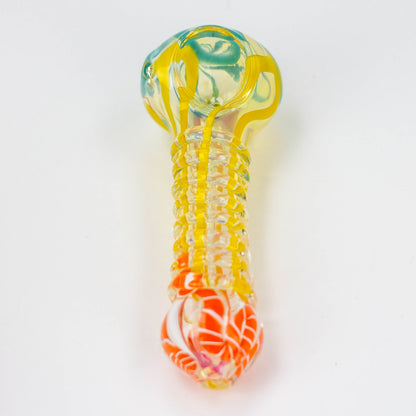 4.5" softglass hand pipe Pack of 2 [9678]_3