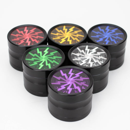 Spark Aluminum 4 Parts grinder with color acrylic window_0