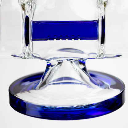 18" AQUA Glass Dual joint showerhead pecolator glass water bong [AQUA105]_1