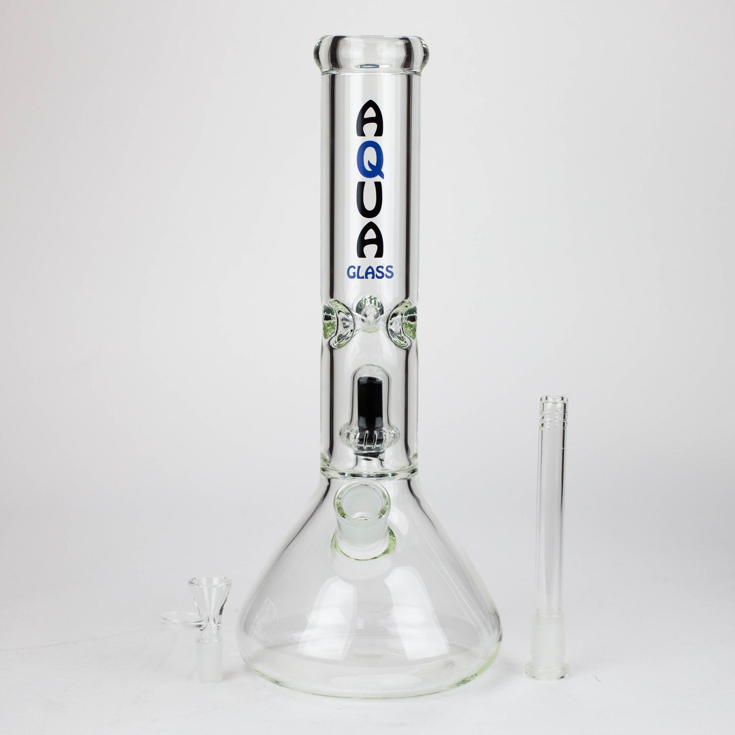12" AQUA Glass showerhead percolator / 7mm /glass water bong [AQUA025]_3