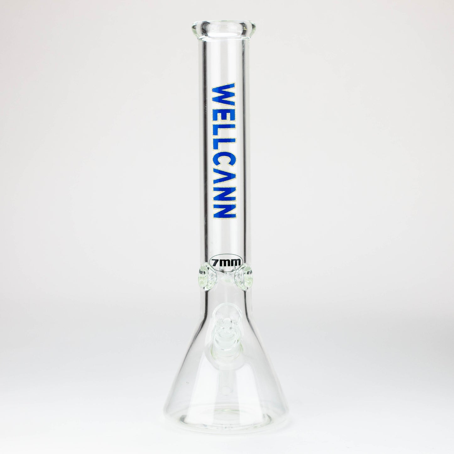 WellCann - 16" 7 mm glass bong with Glitter Logo_9