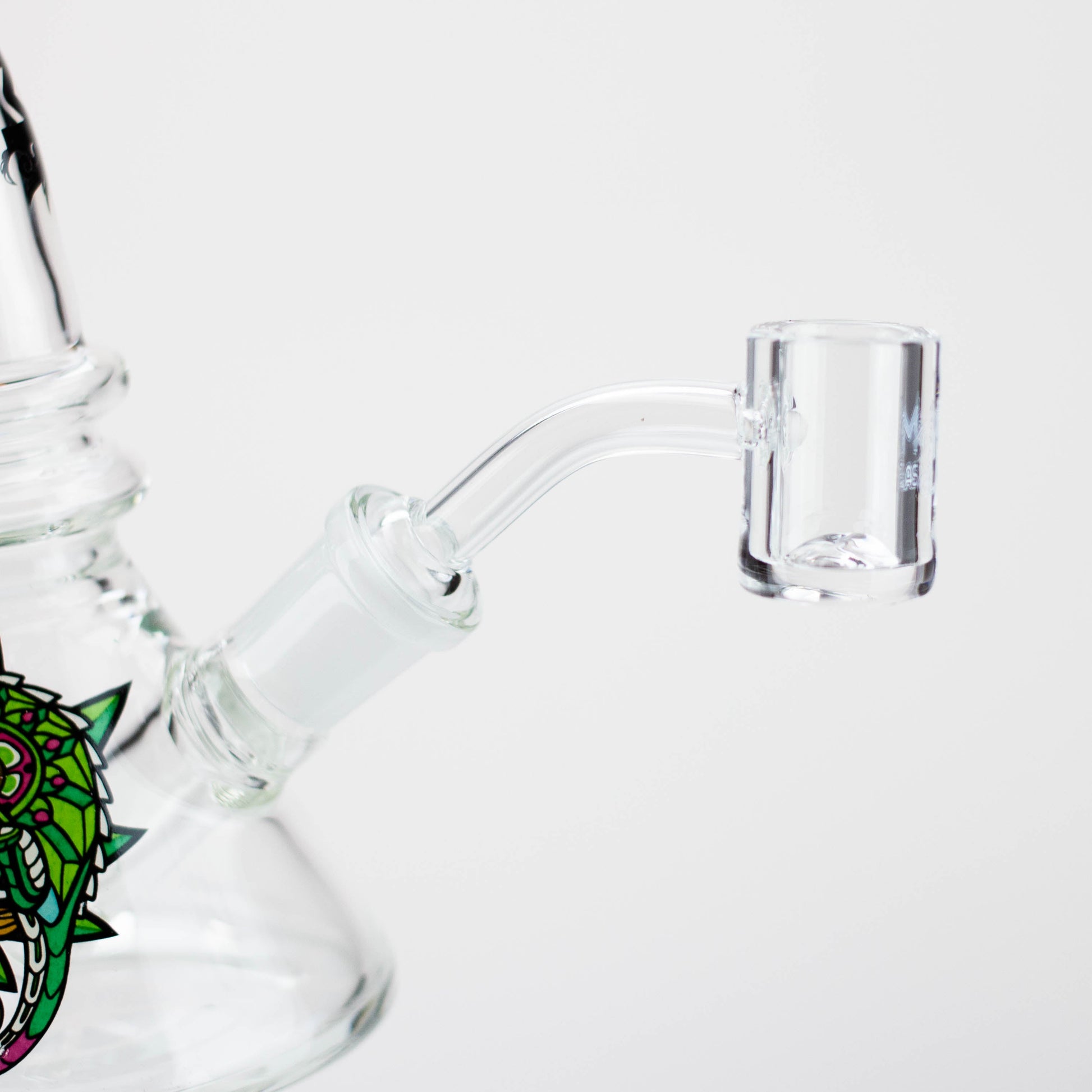 6.3" MGM Glass 2-in-1 bubbler with Graphic [C2671]_1