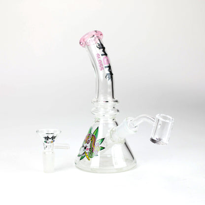 6.3" MGM Glass 2-in-1 bubbler with Graphic [C2671]_9