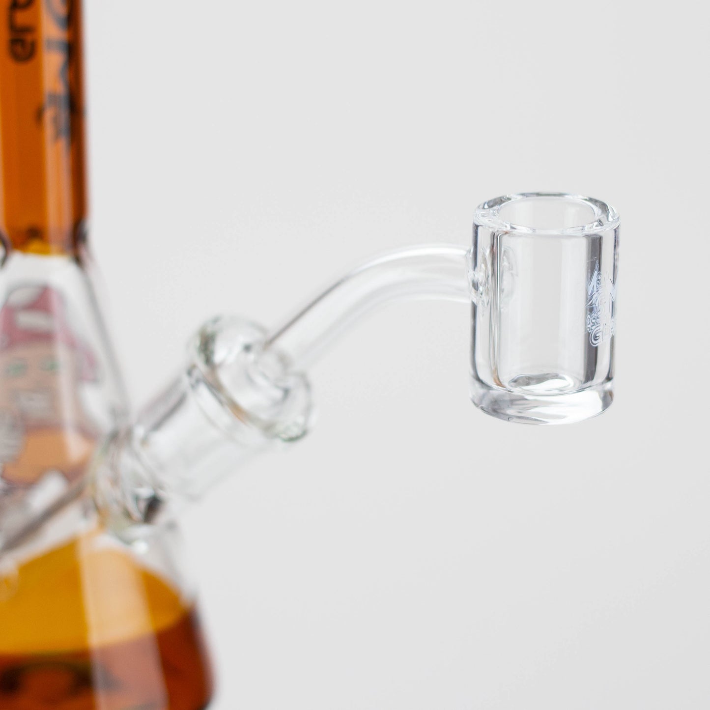 5.9" MGM Glass 2-in-1 bubbler with Logo [C5005]_3