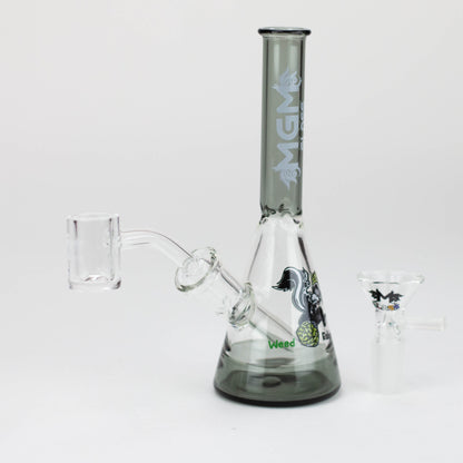 5.9" MGM Glass 2-in-1 bubbler with Logo [C5005]_7