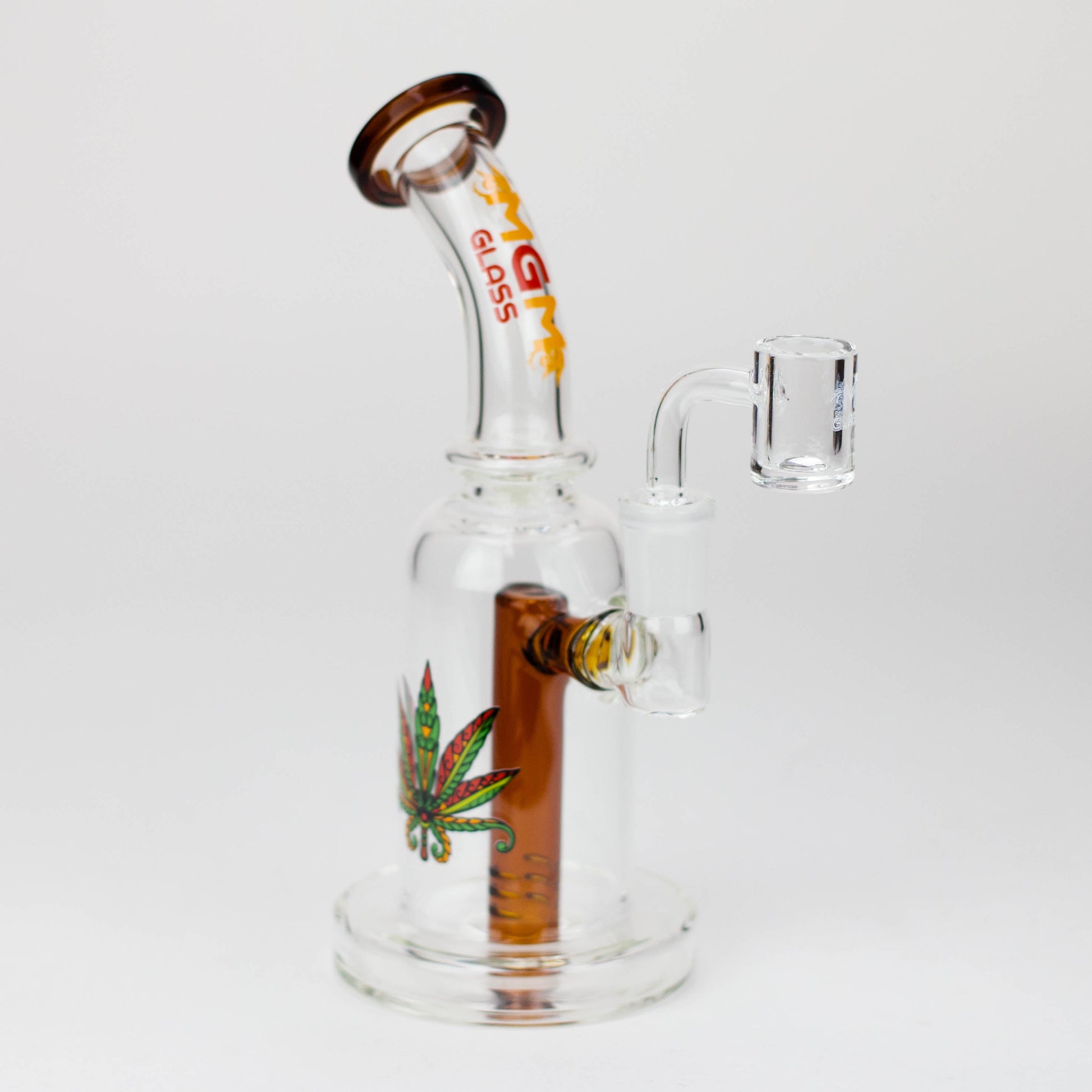 5.7" MGM Glass 2-in-1 bubbler with graphic [C2677]_11