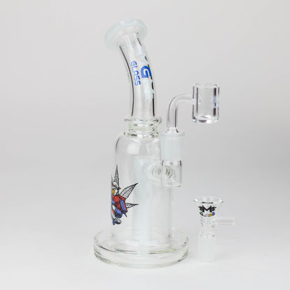 5.7" MGM Glass 2-in-1 bubbler with graphic [C2677]_10