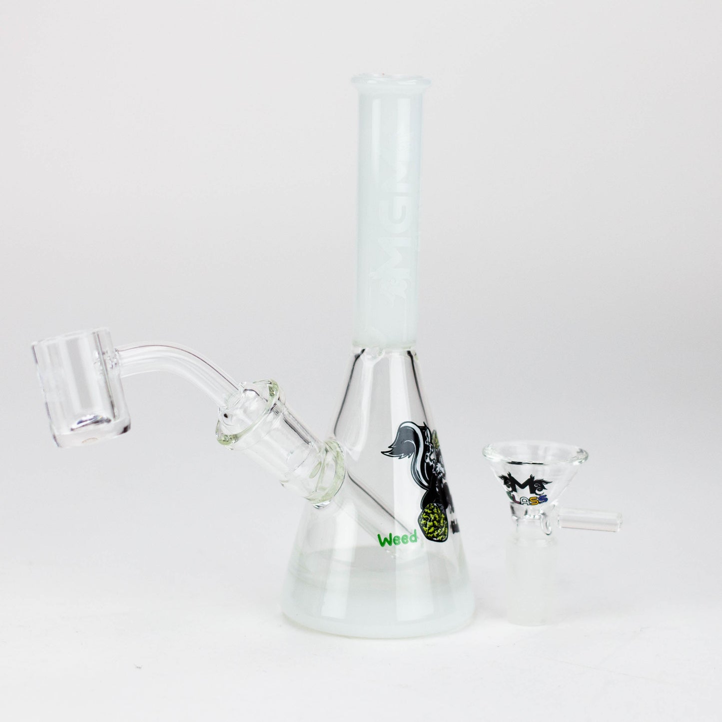 5.9" MGM Glass 2-in-1 bubbler with Logo [C5005]_9