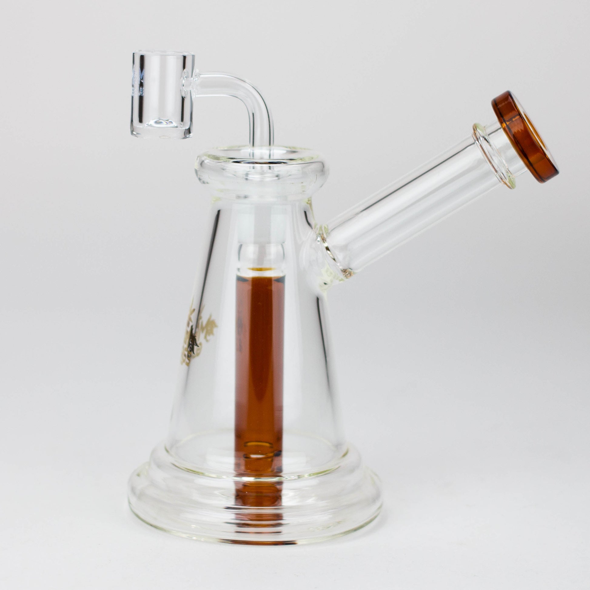 5.7" MGM Glass 2-in-1 bubbler with logo [C2676]_1