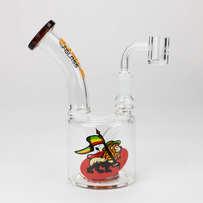 6.7" MGM Glass 2-in-1 bubbler with graphic [C2675]_10