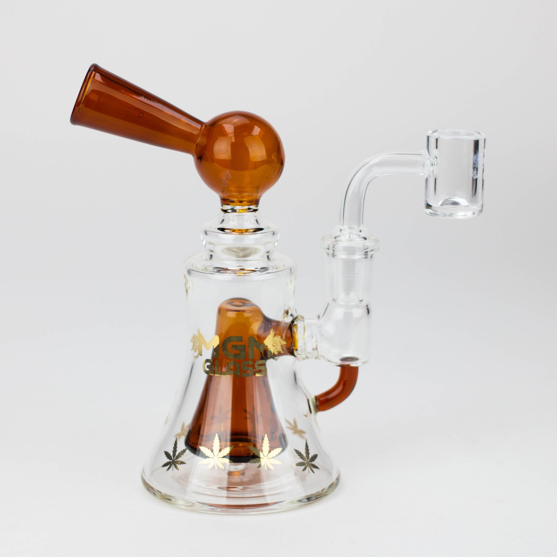 5.7" MGM Glass 2-in-1 bubbler with Logo [C2674]_12