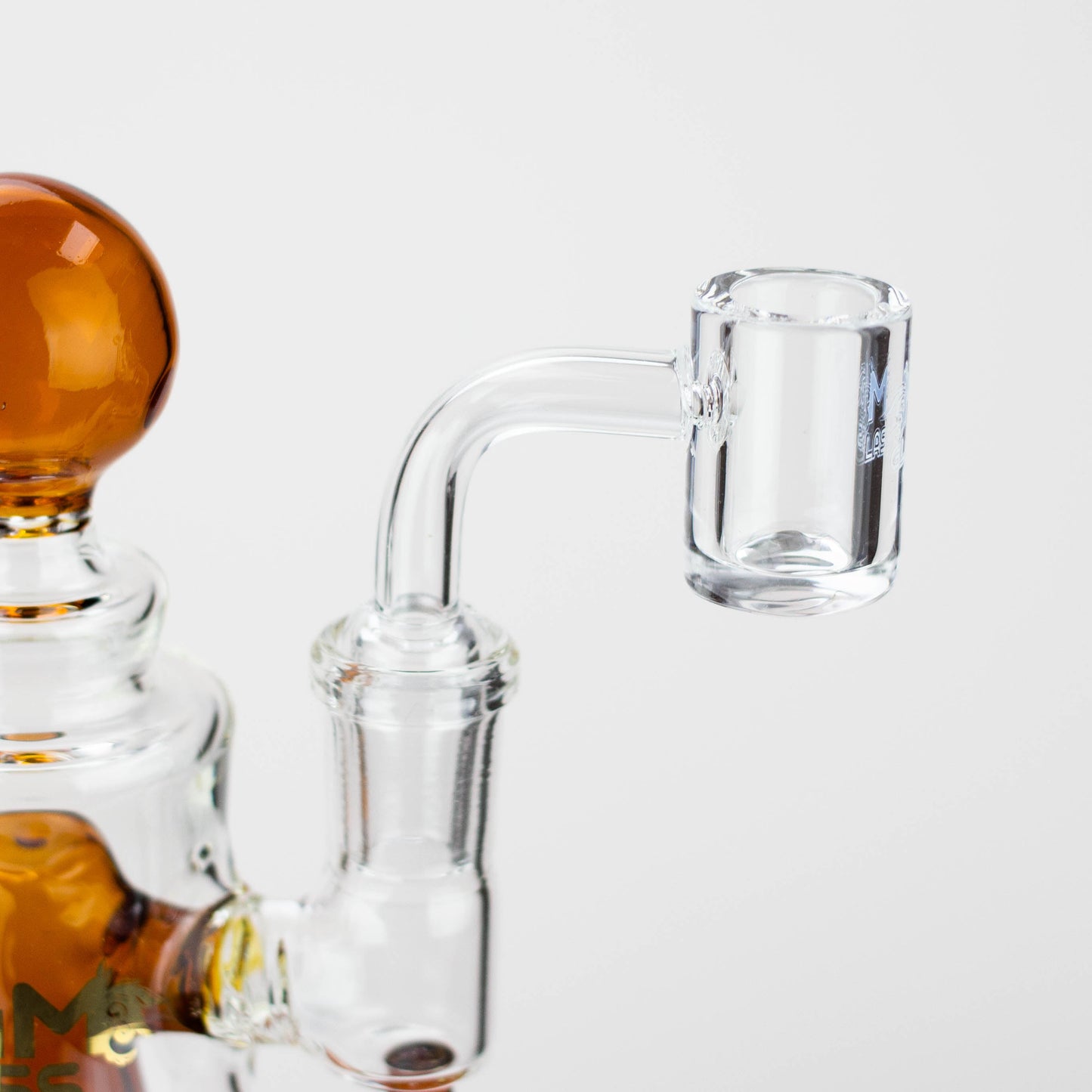 5.7" MGM Glass 2-in-1 bubbler with Logo [C2674]_3