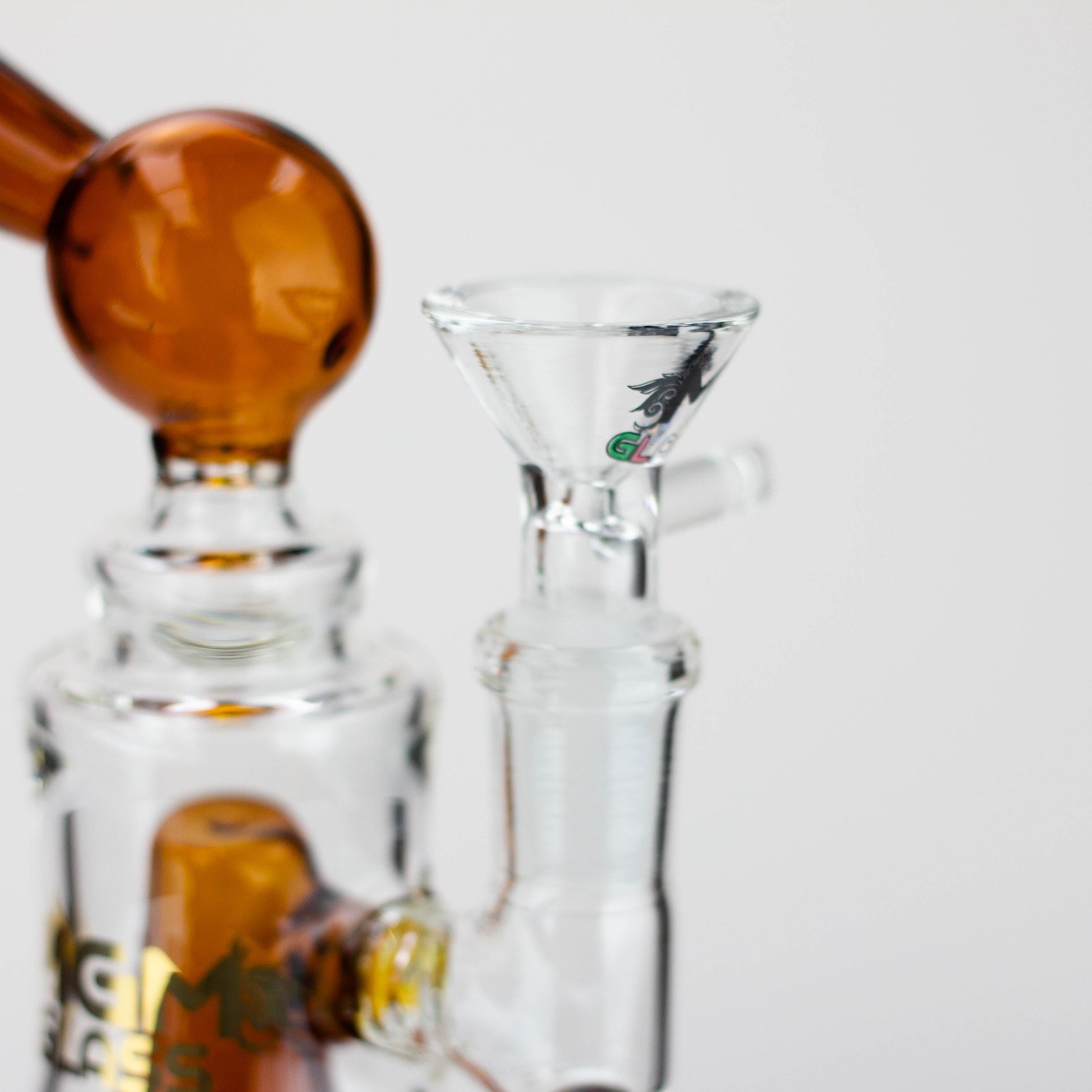 5.7" MGM Glass 2-in-1 bubbler with Logo [C2674]_4