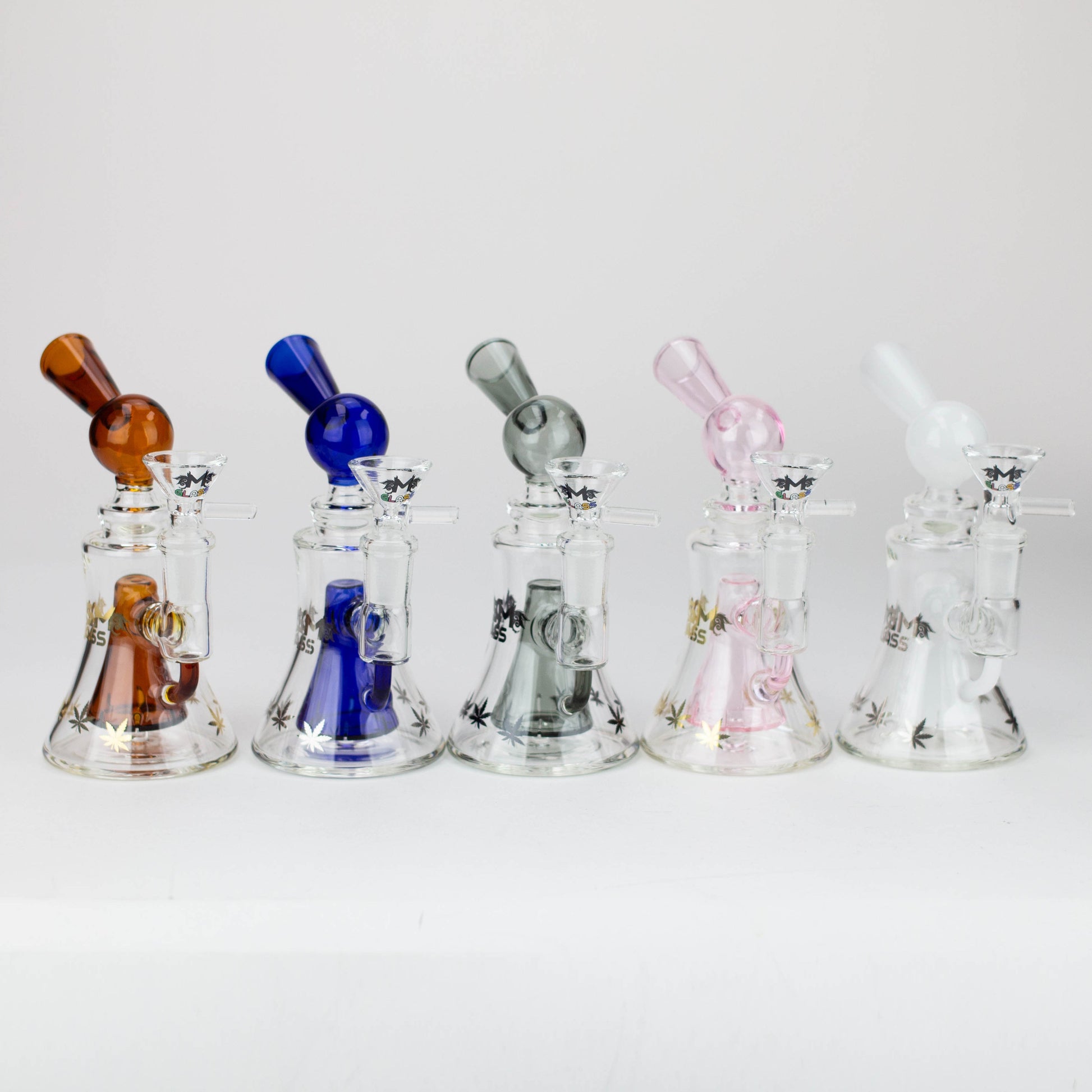 5.7" MGM Glass 2-in-1 bubbler with Logo [C2674]_5