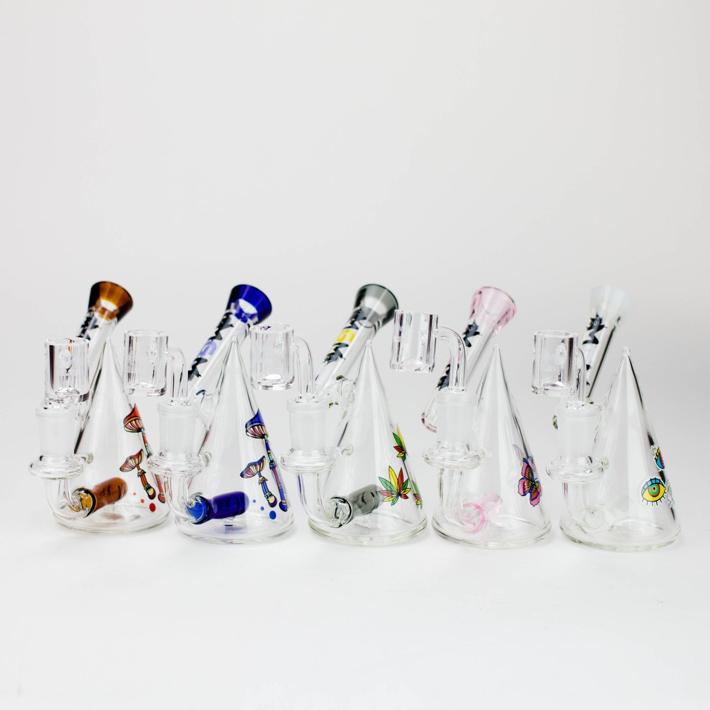 4.5" MGM Glass 2-in-1 bubbler with Graphic [C2672]_0