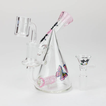 4.5" MGM Glass 2-in-1 bubbler with Graphic [C2672]_10