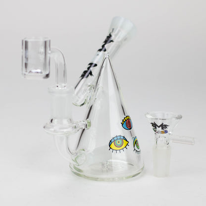 4.5" MGM Glass 2-in-1 bubbler with Graphic [C2672]_11