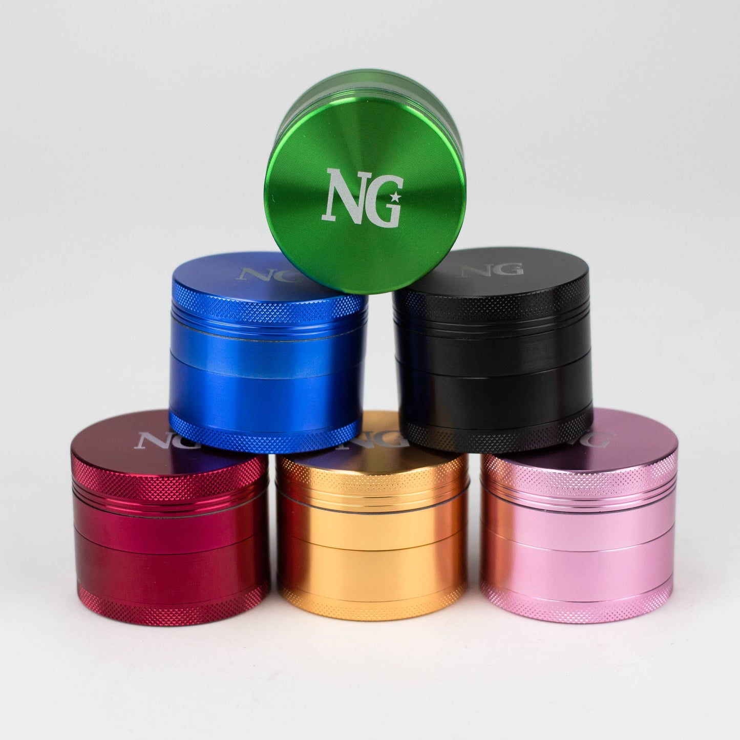 NG 4-Piece Color Aluminum Grinder_0