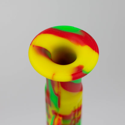 11" Multi-color bazooka silicone detachable water bong-Assorted_4