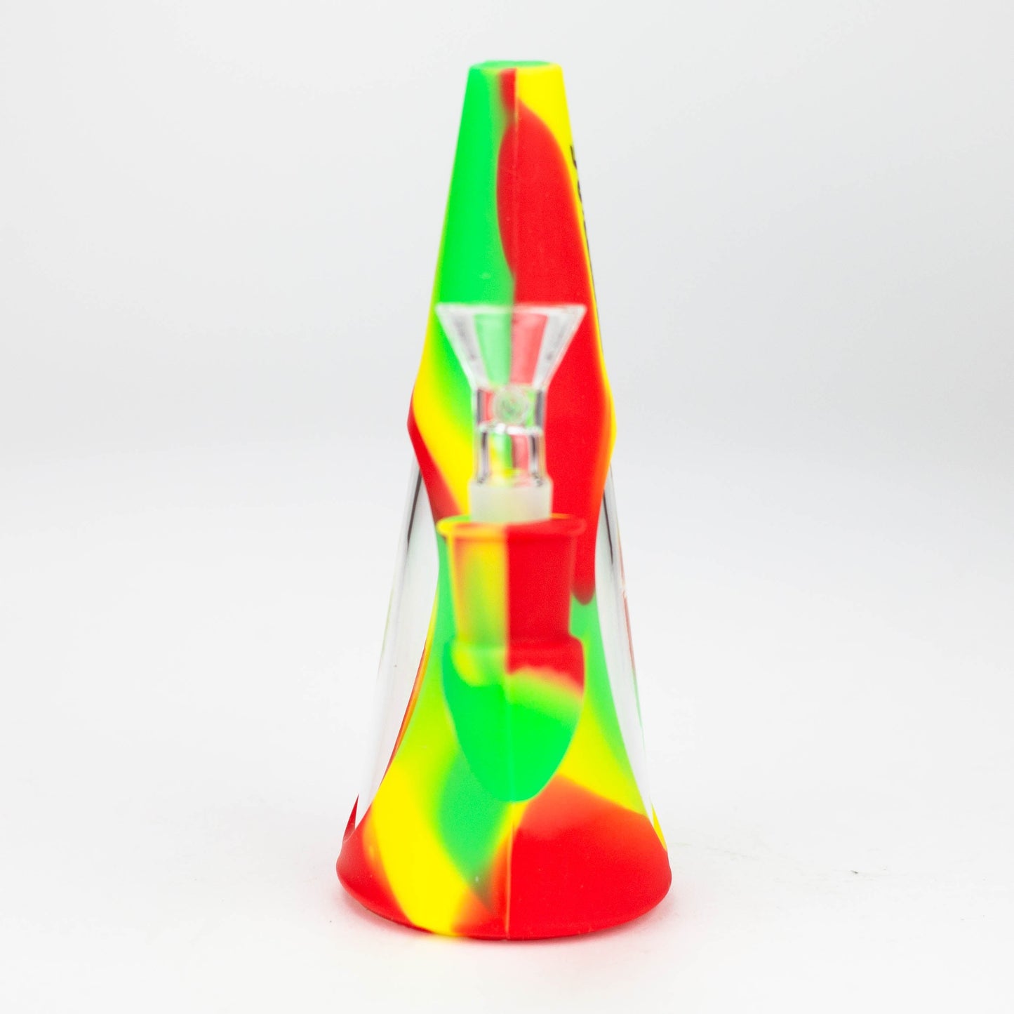 Fortune | 6.5" Multi-color Cone silicone water bong-Assorted [SP1049Q]_2