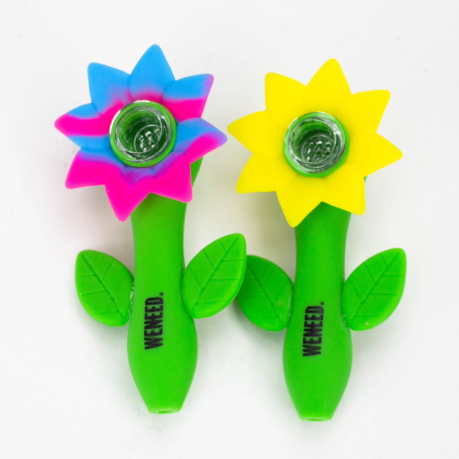Weneed | 4.5" Flower Silicone Hand pipe_0