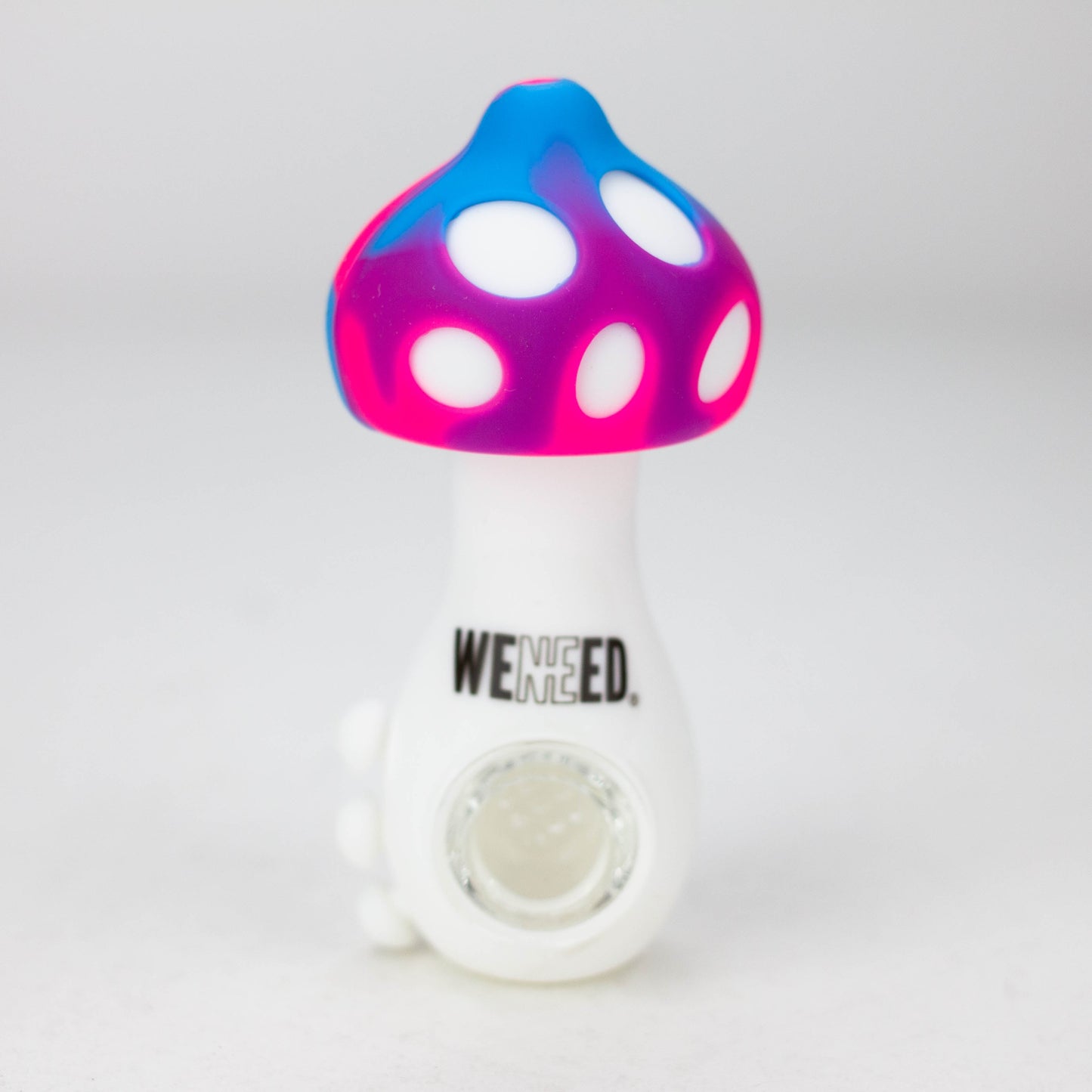 Weneed | 4.5" Mushroom Silicone Hand pipe Assorted_3