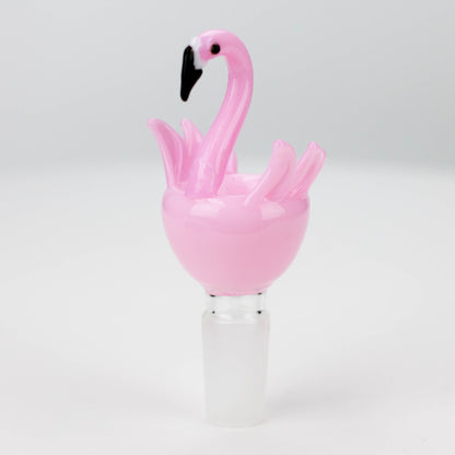Pink Flamingo Glass Bowl [LM16]_0