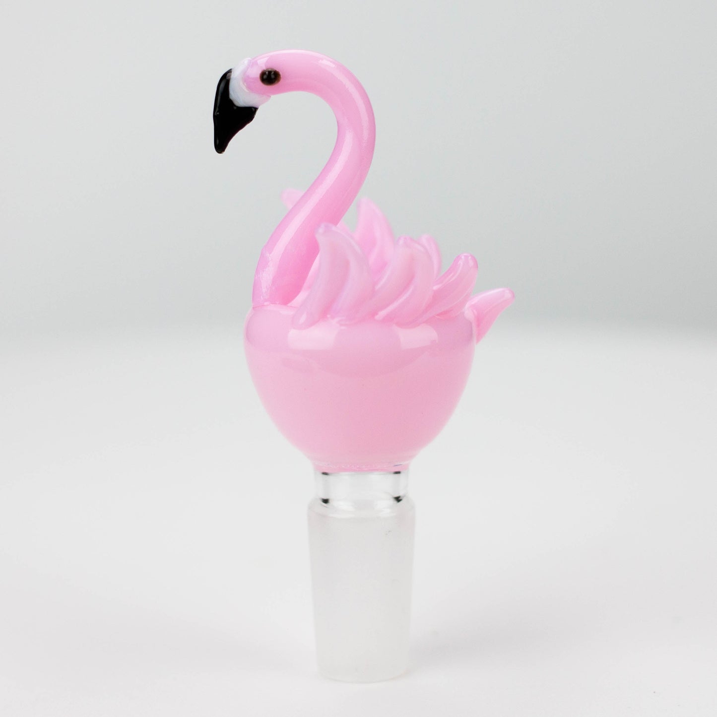 Pink Flamingo Glass Bowl [LM16]_1