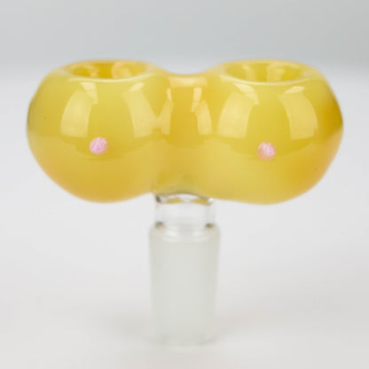 Color Boobs design Glass Dual Bowl_2