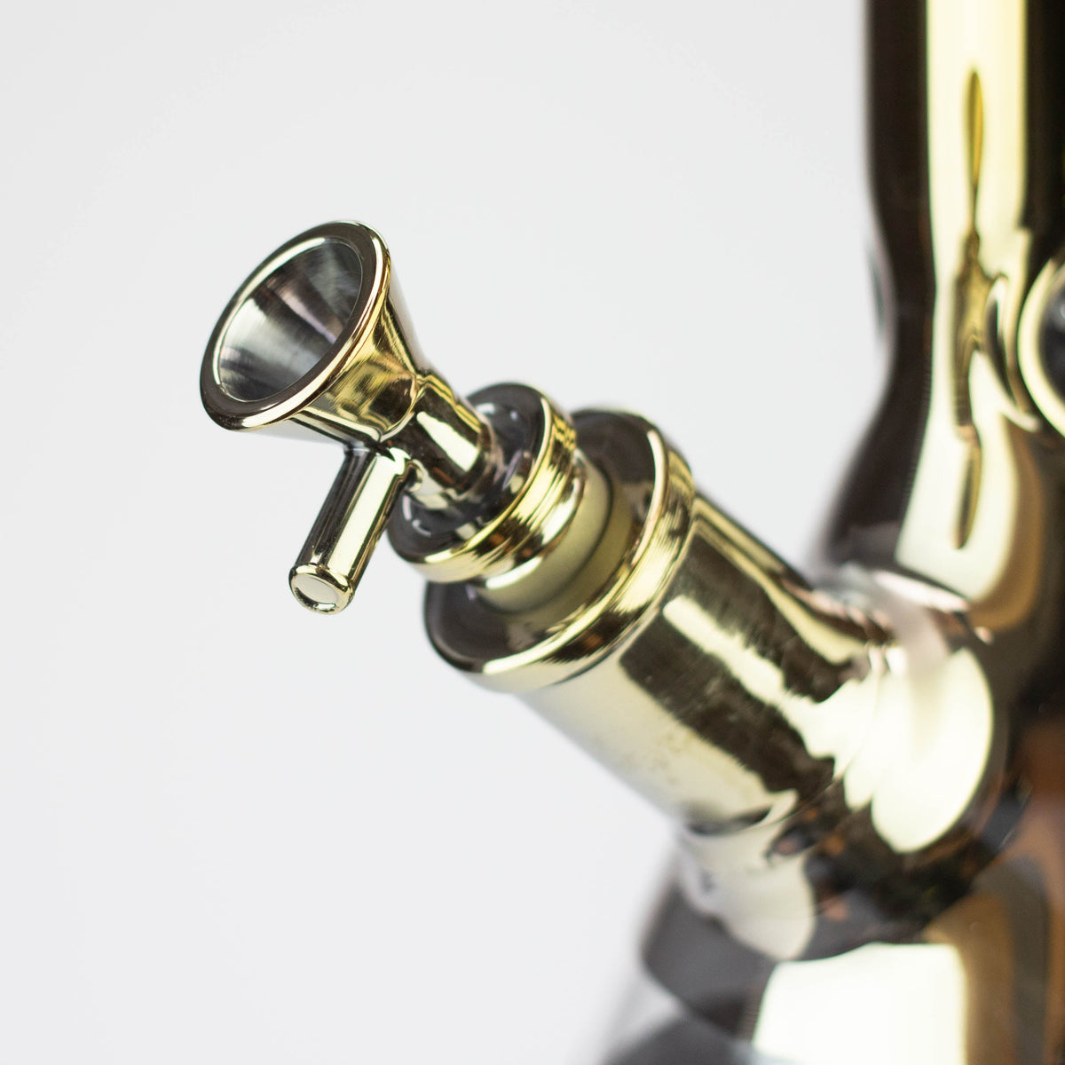 13.5" Infyniti 7 mm metallic classic beaker bong_9