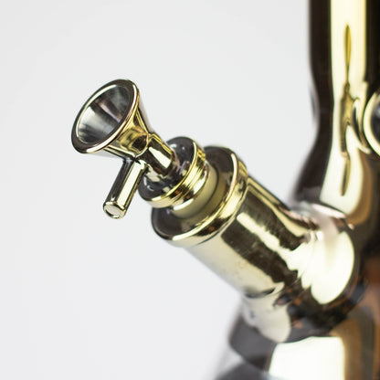 13.5" Infyniti 7 mm metallic classic beaker bong_9