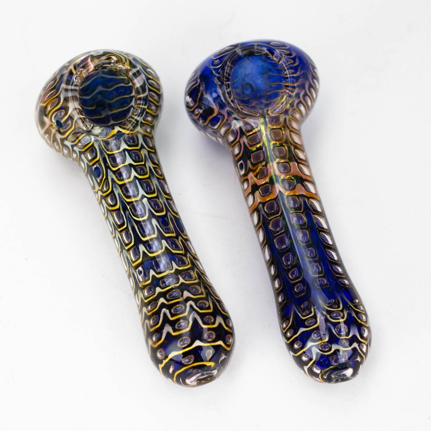 5" Gold Fumed Hand Pipe [10936]_0