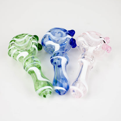 3.5" soft glass hand pipe Pack of 2 [10953]_0