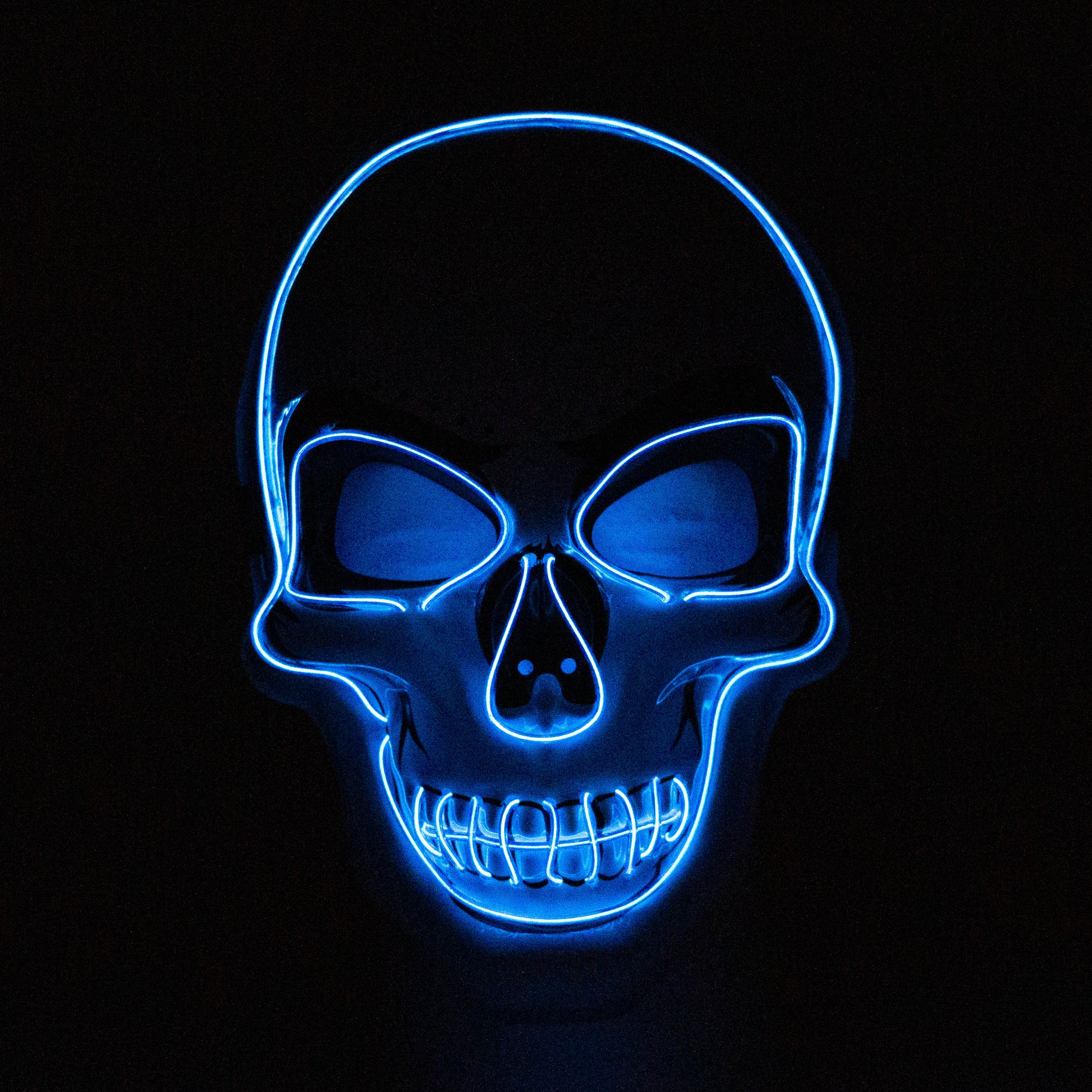 LED Neon Skull Mask for party or Halloween Costume_2