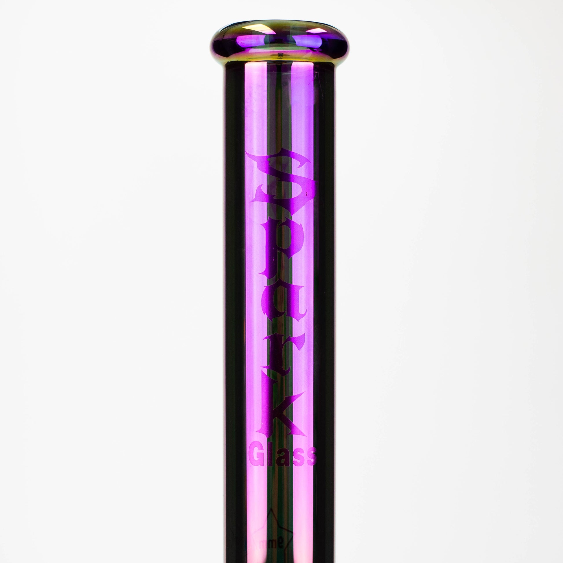 Spark | 18" Electorplated 9 mm glass water bong_1