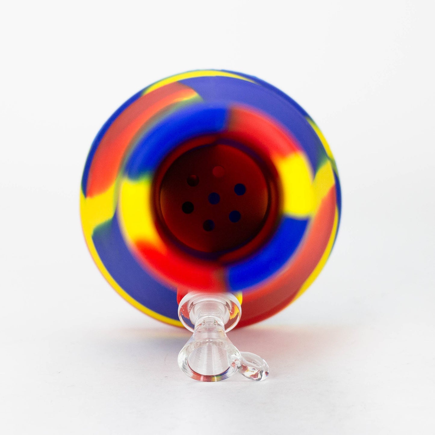 12" Assorted color Silicone detachable beaker water bong_4