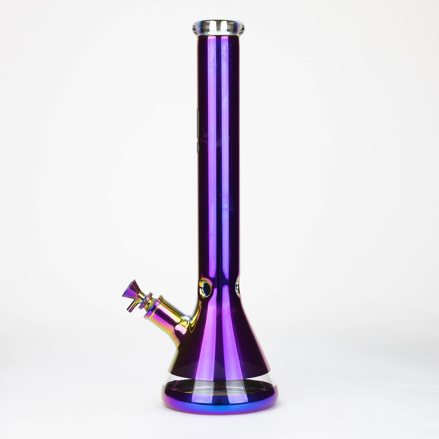 Infyniti | 18" 7 mm electroplated glass water bong [GP2004]_6