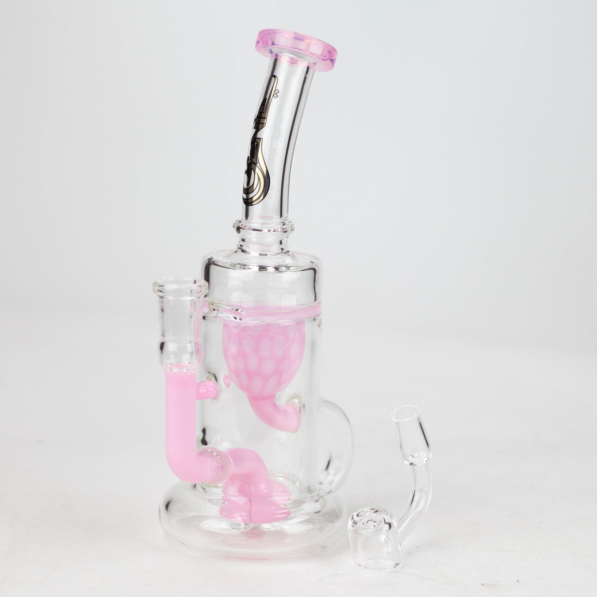 Genie | 9" recycled bubbler with a banger [RY1448]_1