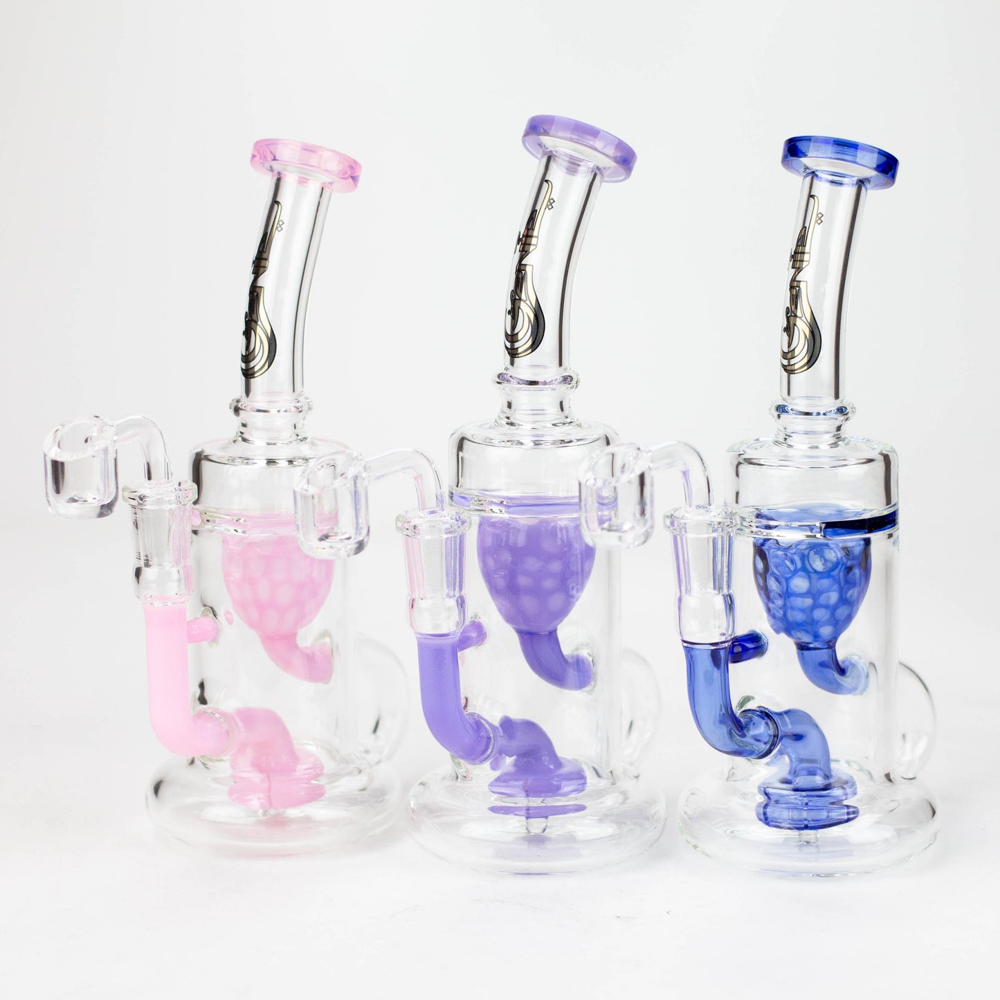 Genie | 9" recycled bubbler with a banger [RY1448]_0