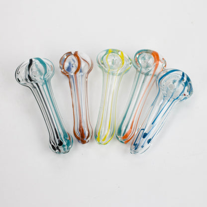 2.5” Assorted design Soft glass hand pipe Jar of 110_1