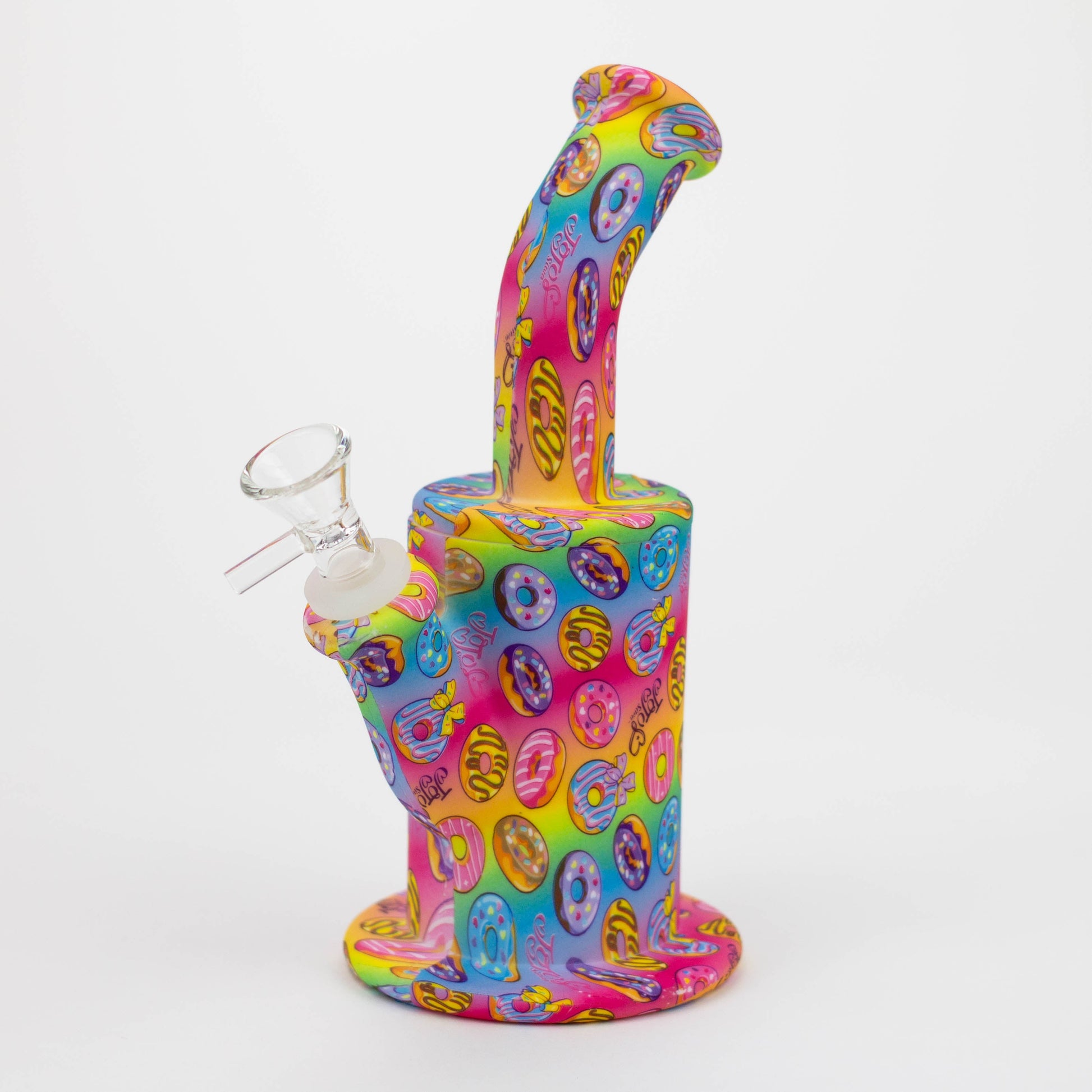 9" Silicone Bong With Assorted Graphics [7050067B]_2