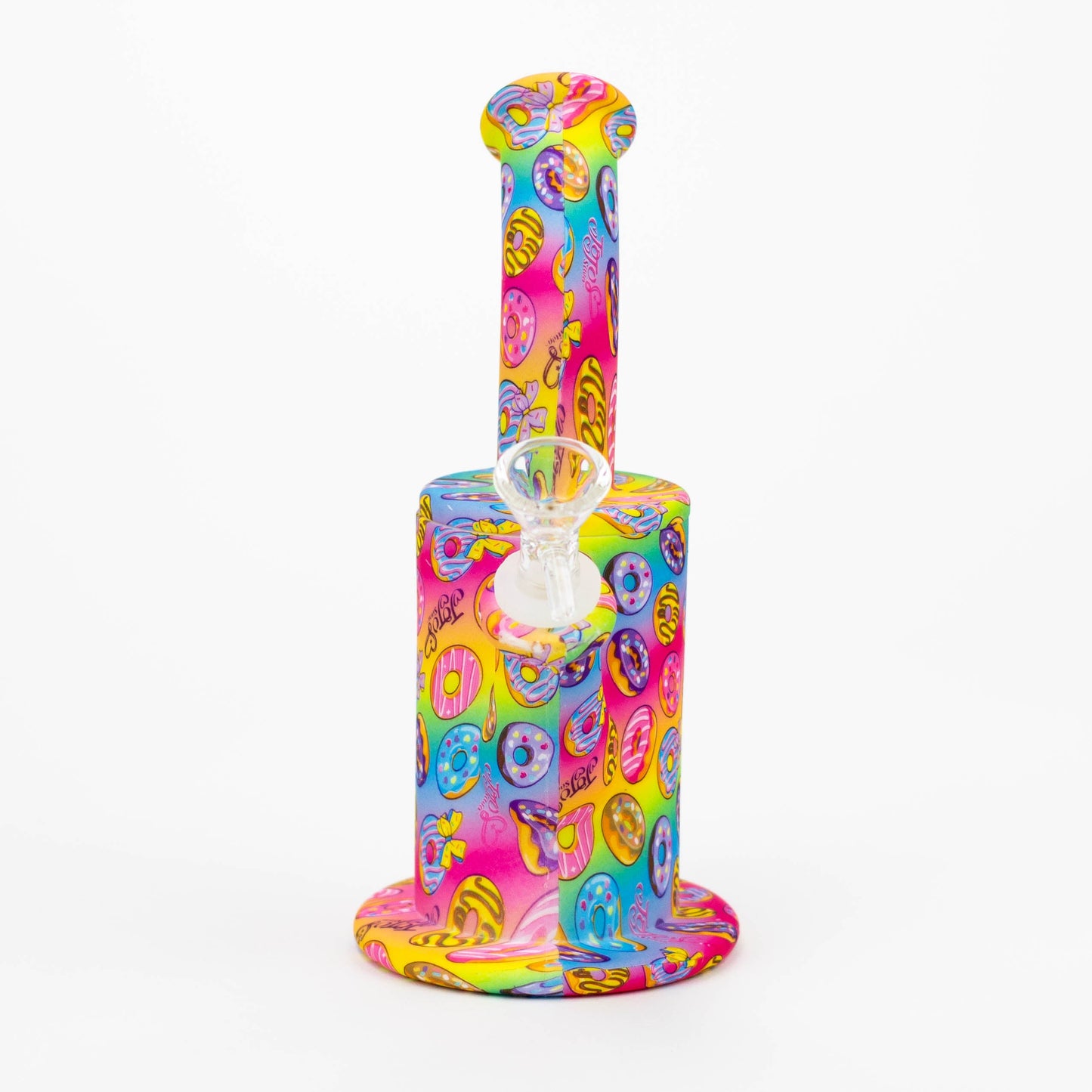 9" Silicone Bong With Assorted Graphics [7050067B]_4