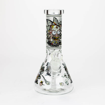 8" Glow in the dark Glass Bong with RM design [BH085]_3